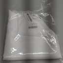 1 Pack Fabric Snap-in Shower Curtain Liner Replacement,Compatible with No Hook Shower Curtain with Snap in Liner, Removable & Water-Repellent,Machine Washable,70x54,White