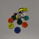 MiJunHD 1inch 25mm Mini Diamond Polishing Pad 16Pcs/Set, 7 Different Grit 50#-3000# Water Sanding Discs & 2.3mm 3mm Shank Hook & Loop Backing Holder for Detail Fine Grinding