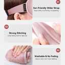 Weighted Blackout Sleep Mask for Women, 3D Contoured Zero Eye Pressure, Lash-Friendly Deep Eye Cups, Adjustable Slide Buckle Strap, Night Shift Nurse Essentials for Day Sleep & College Dorm Naps(Pink)