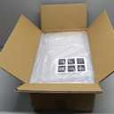 6 Pack Hat Organizer Box, Stackable Clear Baseball Caps Holder Box Containers with Magnetic Door for Hats Snapback Cap Storage, Hat Rack Display Case, Holds 8 Hats Each (Clear)