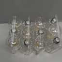 Gozelux LED Edison Light Bulbs, 12Pcs Vintage 6 Watt, Equivalent 60W Incandescent Light Bulbs, E26 Medium Base Dimmable Decorative Antique Filament Light Bulbs with 90+ CRI, Cool White 4000K