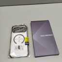 DEERLAMN Strong Magnetic Case for iPhone 17 Pro Max 6.9-Inch,[Compatible with Magsafe][Military Grade Drop Protection] Clear Slim Shockproof Protective Phone Cover-Transparent+Black