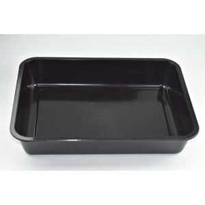 Black Metal High-Sided Oven Dish (13.5 x 9In.)