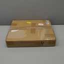 Small Round Side Table - 3-Tier Oval Accent Table for Small Spaces, Rustic Wood and Metal Couch End Table, Nightstand for Bedroom or End Table Living Room, Easy to Assemble, Rustic Walnut (1-Pack)