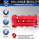 Aluminum Upgrade Valve Cover Kit with Gaskets Bolts Fit Compatible with Mariner Escape Focus 2005-2008, Compatible with Transit Connect 2010-2013 2.0L 2.3L 4S4Z6582CA 4S4Z6582C