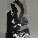 2PCS Silky Satin Hair Bows Hair Clip Black Hair Ribbon Ponytail Holder Accessories Slides Metal Clips Hair Bow for Women Girls Toddlers Teens Kids