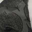 Boho Farmhouse Shower Curtain Black 72x72 Inch Plush Texture Bathroom Decor Hotel-Grade Fabric Waterproof Reinforced Grommets