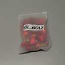 24 Pieces Valentine's Day Heart Shaped Ornaments, Glossy and Matt Heart Baubles Hanging Decorations for Valentine's Day Wedding Anniversary Home Party Decor (Red)