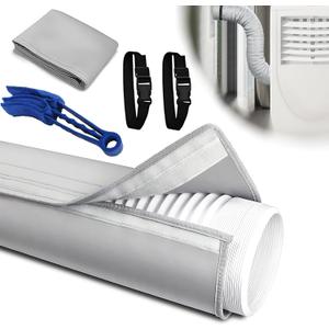 Air Conditioner Hose Cover 1 PC, Waterproof & Heat Insulating AC Hoses Cover Fit for 5 & 5.9 inch AC Hoses, Efficient Installation, Easy to Clean & Store