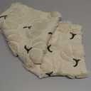 4TH Emotion Fall Pumpkins Decorative Pillow Cover 18"x18" Beige Soft Plush Faux Fur Throw Cushion Cases for Autumn Thanksgiving Holiday Home Decorations