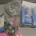 Button Maker Machine 2.25in 58mm - Button Pin Maker Machine Kit for DIY Gifts, Press Machine with 100 Sets of Badge Supplies(Blue)