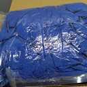 VEVOR 100 Pcs Blue Chair Covers, Polyester Spandex Chair Cover, Stretch Slipcovers for Wedding Party Dining Banquet Flat-Front Chair Covers, Fits Chair Measures up to 17.72 x 18.11 x 30.31 inch