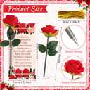 Sayglossy 30 Set Mothers Day Gifts Bulk Rose Pens with Gift Card, Mother's Day Flower Pens Bulk Women Christian Gift Artificial Black Ink Office Supplies Birthday Gifts Party Favors for Mom(Elegant)