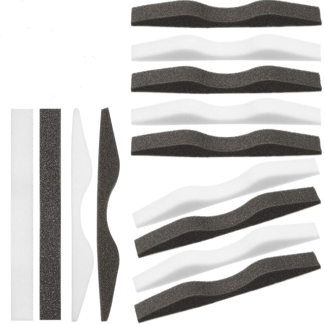 BBTO 50 Pcs Microfiber Memory Foam Nose Bridge Pads Anti Fog Self Adhesive Protection Nose Cushion Sponge Strip Seal