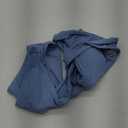 Women's Sexy High Leg Triangle Halter Bikini Set Padded Cup Bikini Cheeky Swimsuit V Cut Thong Bathing Suit (Haze Blue, Small)