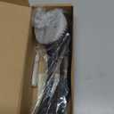 Back Scrubber for Shower,20.5" Bath Brush Long Handle for Shower for Deep Clean,Back Brush for Shower for Men Women(Black)