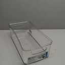 iDesign BPA-Free Plastic Crisp Large Pantry and Fridge Organizer with Easy to Grip Integrated Handles for Kitchen, Fridge, Freezer, Pantry and Cabinet Organization, 16" x 8" x 5", Clear