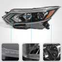 Huray Headlight Assembly Fit for Nissan Rogue Sport 2020 2021 2022 LH OE Factory Projector Headlamp Replacement for NI2502279 260606MR0A Left Driver Side