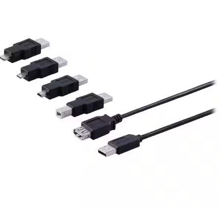 Philips 5-in-1 Universal USB Cable Kit with Adapters SWU8002N/27