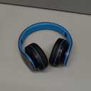 ZIHNIC Bluetooth Headphones Over-Ear, Foldable Wireless and Wired Stereo Headset Micro SD/TF, FM for Cell Phone,PC,Soft Earmuffs &Light Weight for Prolonged Wearing (Black/Blue)