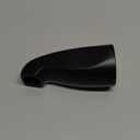 Westbrass D310-62 5-1/2" Reach Brass Wall Mount Tub Spout, Matte Black