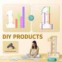 imprsv Marquee Light Up Numbers, Mosaic 3FT Marquee Numbers for 1st 21st Birthday Decorations Anniversary Party Decor, Large 1 for Party Decorations (Need to Assemble)