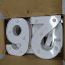 OLANRUN 2026 Graduation Decorations - 8 Pcs LED Marquee Light Up Letters GRAD 2026 for Table & Wall, Class of 2026 Graduation Party Decor Supplies for Kindergarten Preschool High School College, 6.2in