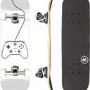 Magneto Complete Maple Wood Skateboard - 27.5 in x 7.75 in, Video Game - Cruiser & Longboard Skateboard for Kids & Teens with Double Kick Concave Deck & ABEC 5 Bearings