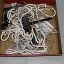 Ollny Outdoor Lighted Christmas Decorations 13FT Tall, IP67 Waterproof Outdoor Christmas Lights with 3 Timers and 8 Lighting Modes, Xmas Decor Light for House Yard Window Wall Decorations (Warm White)