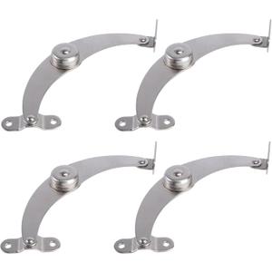 DOITOOL Adjustable Support Pull Rods 5.3 Inch Stainless Steel Telescopic Support Rods for Cabinet and Furniture Installation Set of 4