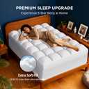 Twin Size Dual Layer 4 Inch Memory Foam Mattress Topper, 2 Inch Cooling Gel Memory Foam and 2 Inch Thick Soft Quilted Pillow Top Mattress Pad Cover, 8-24 Inch Deep Pocket for Back Pain