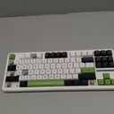 AULA F87 Wireless Mechanical Keyboard, 75% TKL Custom Hot Swappable Gaming Keyboards with PBT Keycaps, Pre-lubed Greywood Switches, RGB Backlit Creamy Keyboard, 2.4GHz/USB-C/BT5.0