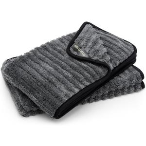 High Absorbency Weavy Microfiber Car Drying Towel 1200gsm (2pack, 15.7"x27.5")