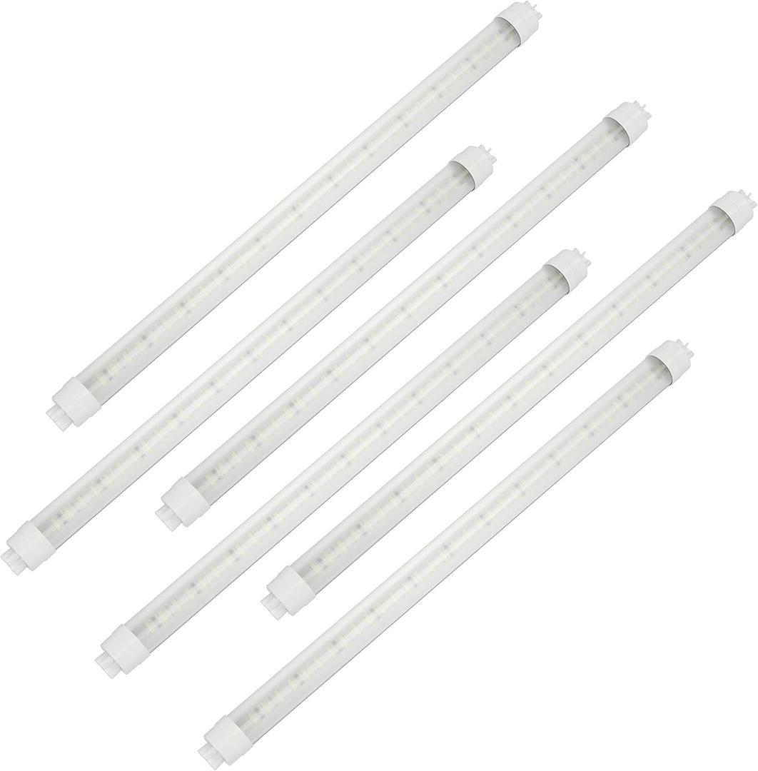 12V DC T8 4000K Led Tube Light 18inch 7W 4000K Natural White,F15T8 Florescent Tube Replacement for Automotive RV Marine Boat (6 Packs)