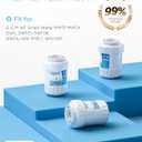 RWF0600A Water Filter, Fit for MWF GE Water Filter, GE MWF, SmartWater MWFP, MWFA, GWF, HDX FMG-1, WFC1201, RWF1060, 197D6321P006, Kenmore 9991, 3packs BY AVXBYR