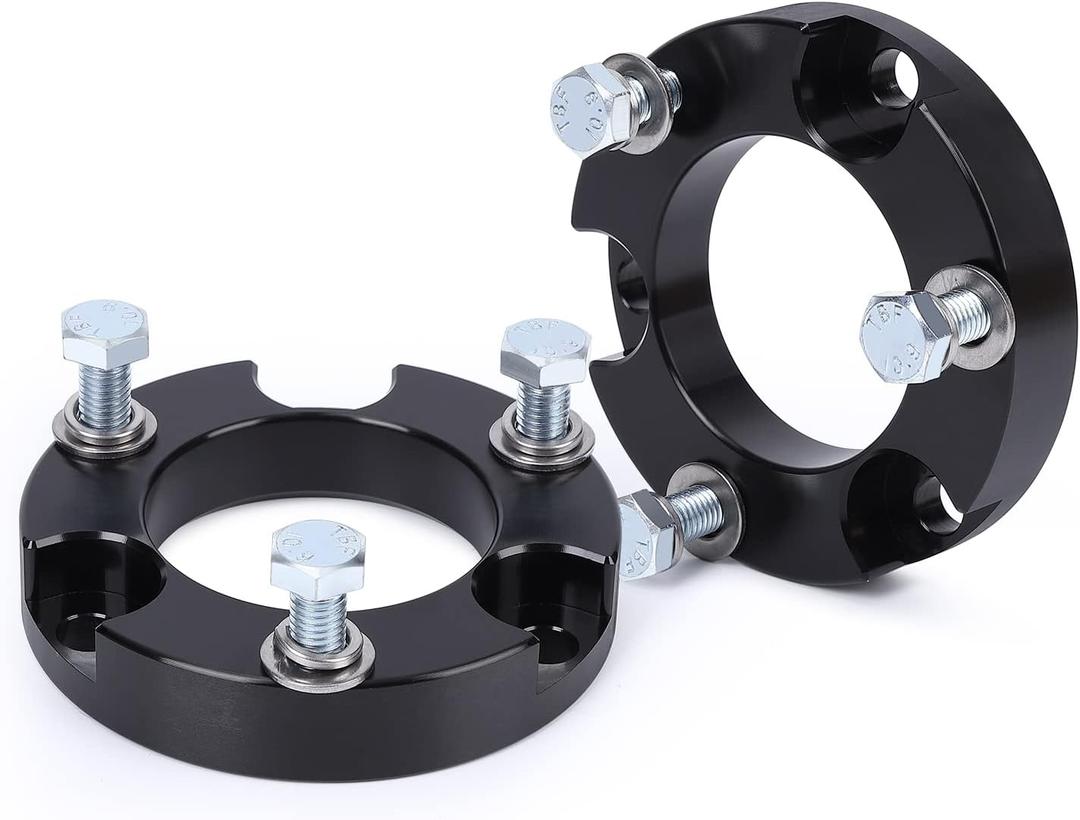Tacoma Leveling Lift Kits 2" Front - 2 Inch Front Strut Spacer Suspension Lift Kit Lift Spacers for 1995-2004 Tacoma (6 lug), 1995-2002 4Runner (6 lug)
