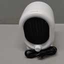 Mini Space Heater,1500W Small Desk Heater,2 Gears Adjustable,PTC Ceramic Heating,Tip-over & Overheat Protection,Fast Heating and Super Quiet White