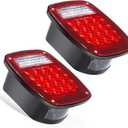 RV Brake Lights, LED Tail Lights, 43 LED RV Tail Lights, Stop License Back up Reverse Lights Combination Taillights for Wrangler YJ TJ JK CJ Truck Trailer RV Camper