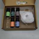 Wecona Waterless Rechargeable Scent Diffuser  Hotel Collection Diffuser Set with 6 Hotel Essential Oils  Two Intensity Modes  Home & Office Fragrance Machine