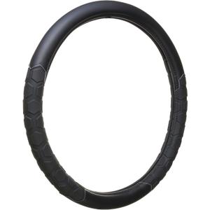 Truck Tuff Heavy-Duty Steering Wheel Cover, Durable Cover for Truck Steering Wheels  Black