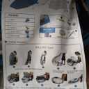 Gorich Beach Tent Sun Shelter with UPF50+ UV Protection for 3/4 Person, Lightweight & Portable Beach Shade Canopy with 2 Zippered Doors, Easy Setup Family Beach Umbrella (Dark Shelter-Skyblue)