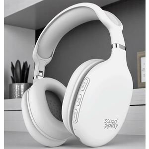 Sound Play Wireless Headphones Bluetooth 5.4 White