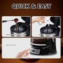 5-Cup Programmable Drip Coffee Maker with Digital Timer, Glass Carafe,24-Hour Auto Brew,2-Hour Auto Shut-Off, Pause & Pour, Removable Filter Basket,Compact Coffee Machine for Home & Office