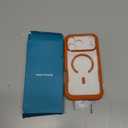 Diaclara Magnetic Designed for iPhone 17 Pro Max Case Full Body Bumper[Compatible with MagSafe] Military Drop Proof Cover with Built-in Touch Sensitive Anti-Scratch Screen Protector,Orange