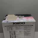 Igloo Portable Ice Maker with Scoop - Countertop Ice Maker with LED Control Panel & 1.5 Quart Water Tank - Ice Cube Maker Produces 26 Lbs. of Ice in 24 Hours with 9 Large or Small Cubes in 7 Minutes (Stainless Steel)