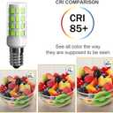 E14 LED Bulbs 3 Pack E14 European Screw Base for Electric Window Candle Lamp,Refrigerator Bulb E14 Cooker Hood Oven Bulb,3.5W Equivalent to35W Incandescent Bulb 350LM AC120V (DaylightWhite6000K)