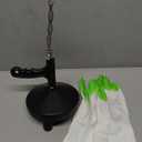 Drainsoon Drain Auger 25 Ft with Gloves, Plumbing Snake Drain Auger Hair Clog Remover, Heavy Duty Pipe Drain Clog Remover for Bathtub Drain, Bathroom Sink, Kitchen Cleaning