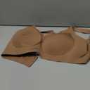 Vertvie Bras for Women Wireless Jelly Push Up Seamless Bra Full Coverage No Underwire Supportive Scalloped T Shirt Bralette (Medium, Coffee)