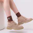 HUGSWEET Thin Soft Cotton Crew Socks for Women Ankle above Bootie Socks Gifts for Women 5-10 Pairs