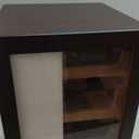 MET-1031 Cigar Humidor Cabinet for 150 Cigars  Spanish Cedar Lining, Digital Hygrometer, Magnetic Seal, 3 Drawers + Accessory Storage  Gift for Cigar Aficionados (Dark Brownish Red)